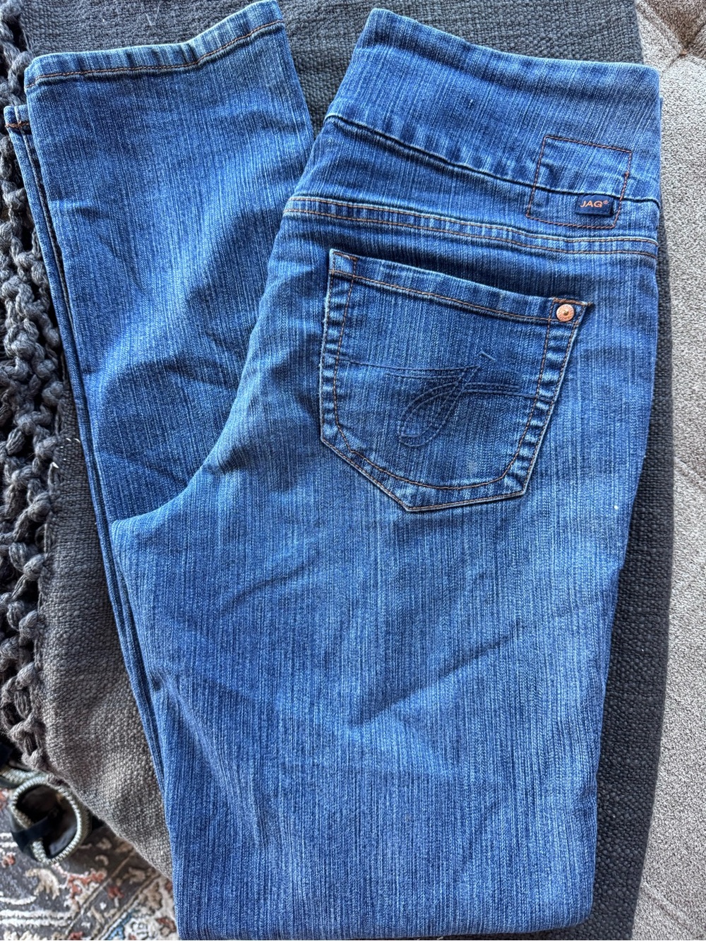 Jag Jeans Mid Blue Stretch Denim Jeggings